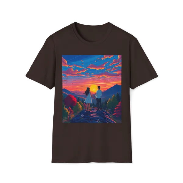 Sci_Fi_Romantic_Mountain_Couple_T_Shirt_Galaxy_Love_Tee_Dark_Chocolate